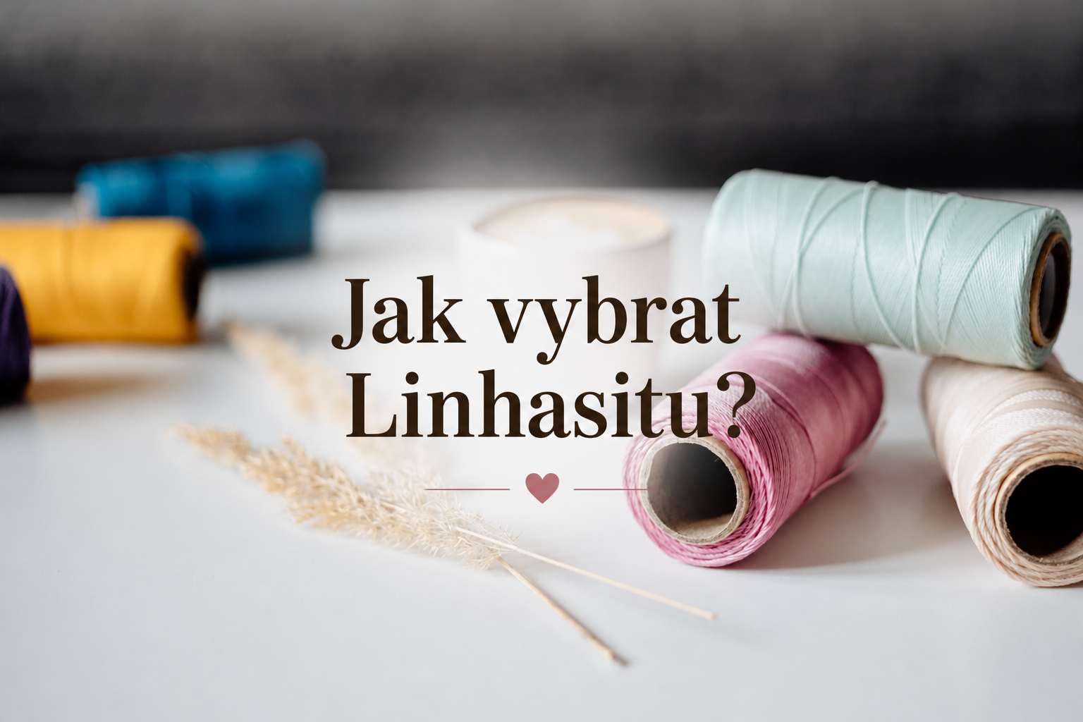Jak vybrat správnou tloušťku provázku Linhasita? Přehled 0,5 mm, 0,75 mm a 1 mm + vysvětlení barev