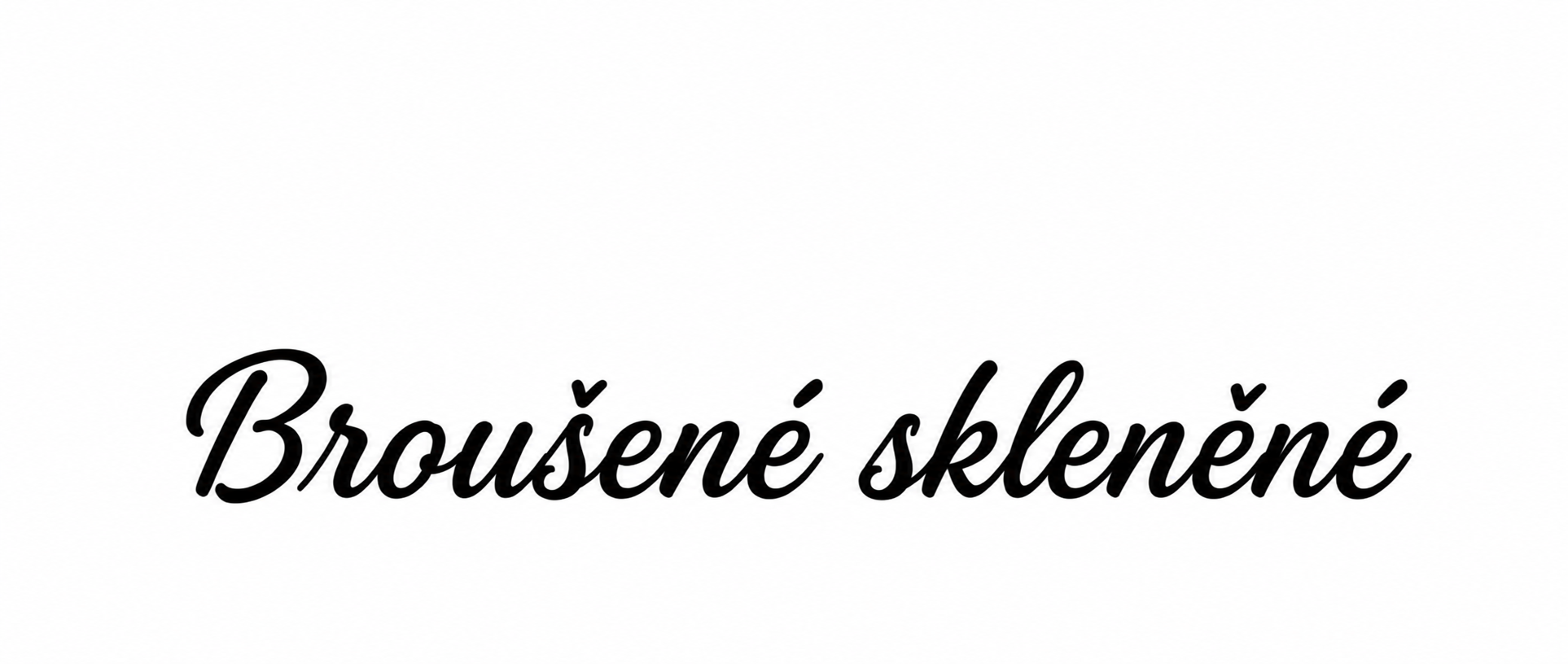 Broušené skleněné korálky – ohňovky