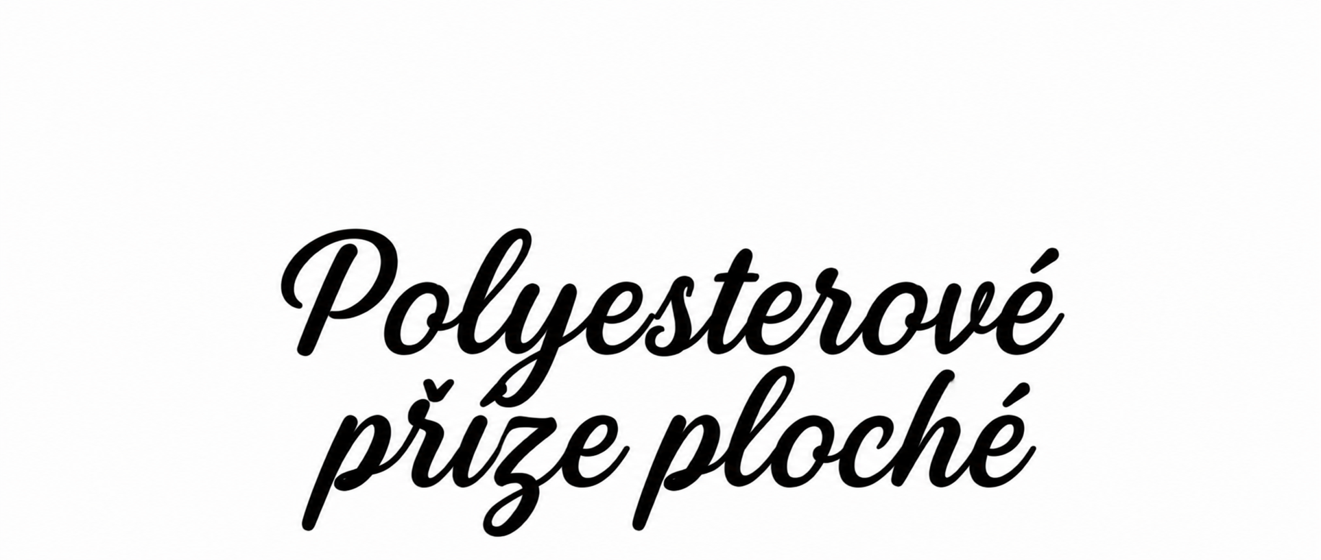 Polyesterové příze ploché Kafanta