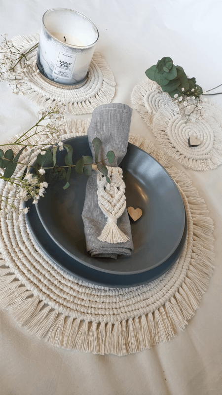 Rozčesávatelná macrame příze KaFanta 5 mm v barvě natural - autor Šárka Braumová @flying.macrame