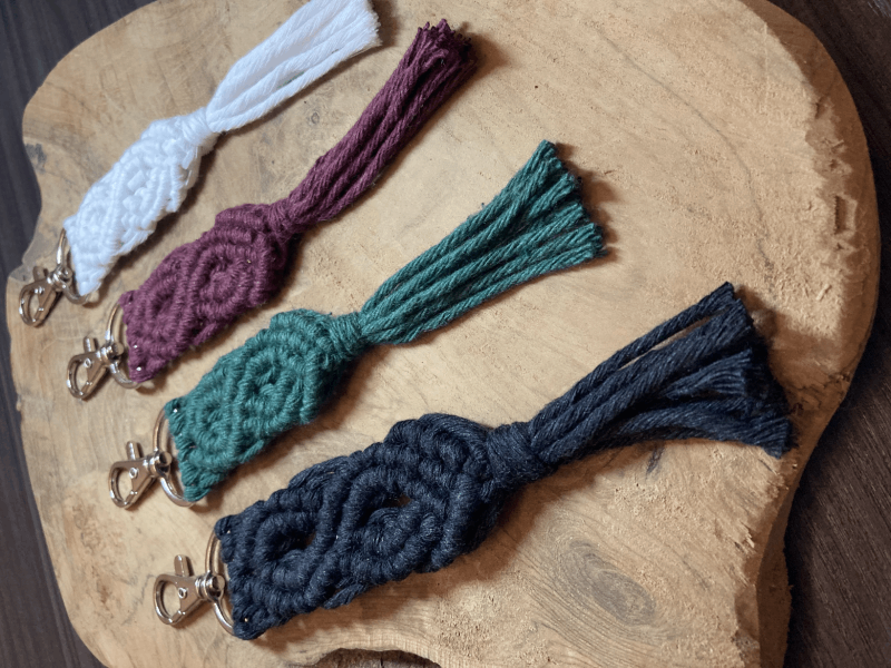 Rozčesávatelná macrame příze KaFanta 2 mm - autor Klára Pavlíková @klarapavlik_ova