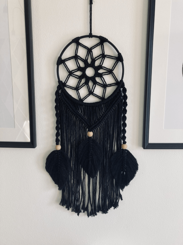 Rozčesávatelná macrame příze KaFanta 3mm černá - autor Klára Pavlíková @klarapavlik_ova
