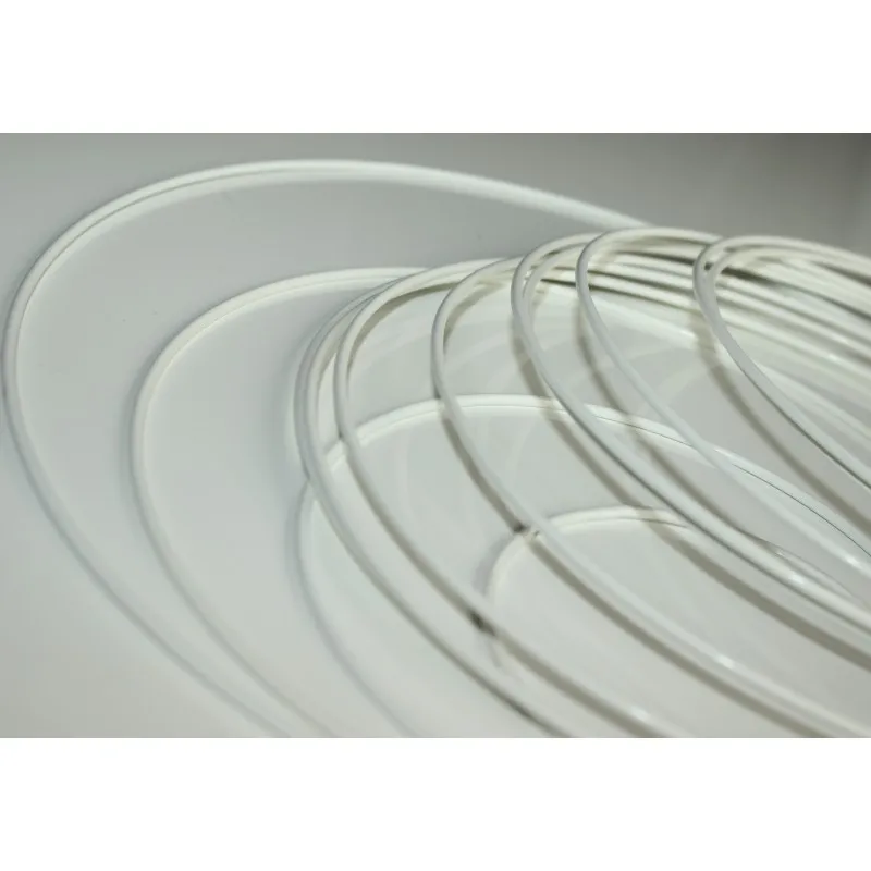 Kovový kruh na lapač snů Ø22 cm - bílý