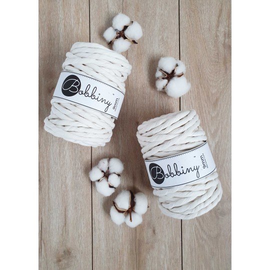 Bobbiny Macrame 9mm - moonlight