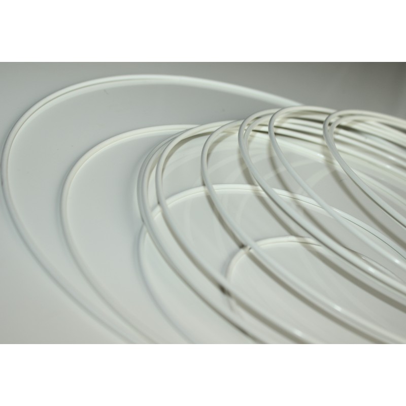 Kovový kruh na lapač snů Ø25 cm - bílý