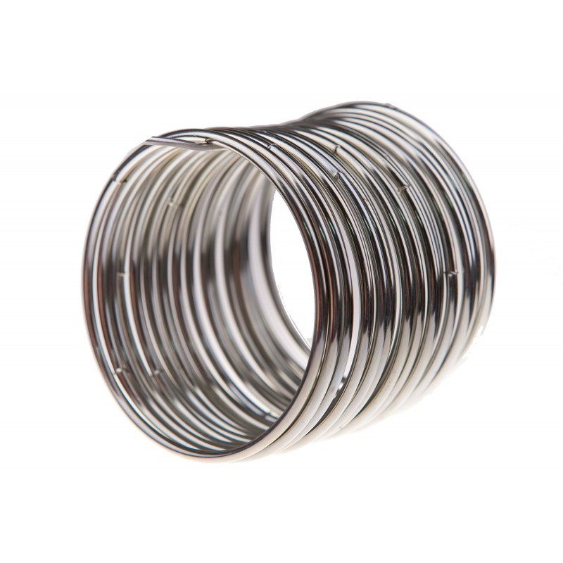 Kovový kruh na lapač snů Ø13,5 cm - stříbrný