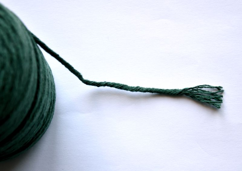 Macrame příze KaFanta 2mm/60m - hnědá