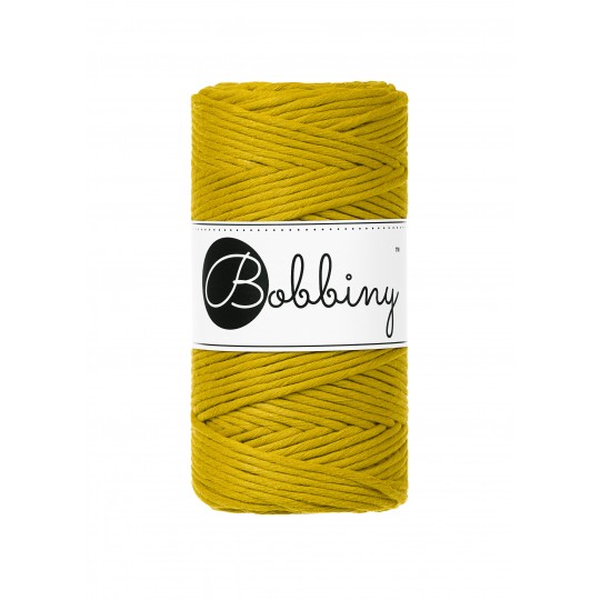 Bobbiny Macrame Regular 3mm - spicy yellow