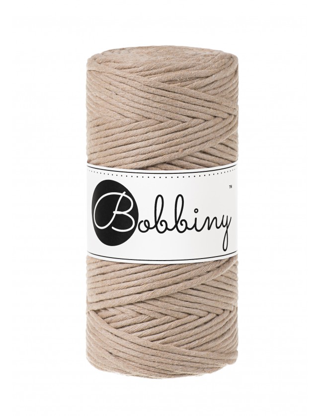 Bobbiny Macrame Regular 3mm - sand