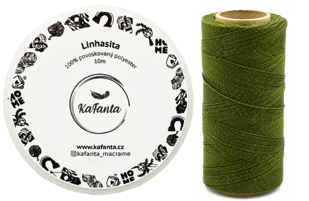 Voskovaná šňůra Linhasita 1 mm - barva 88 - 10m