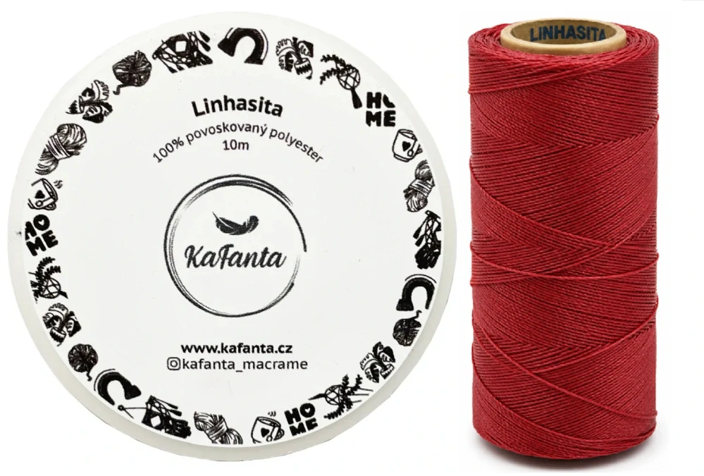 Voskovaná šňůra Linhasita 0,5 mm - barva 235 - 10m