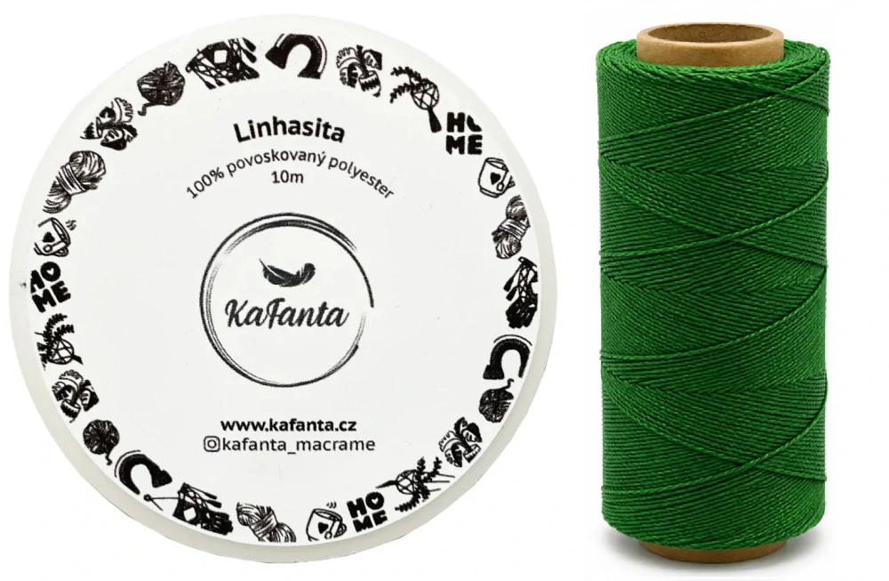 Voskovaná šňůra Linhasita 0,75 mm - barva 1045 - 10m