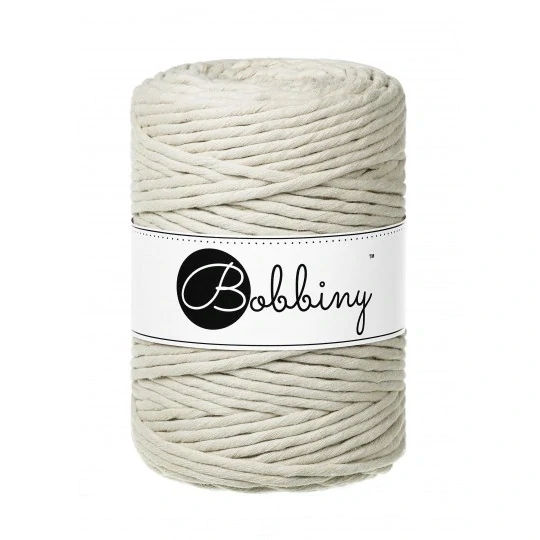 Bobbiny Macrame XXL 5mm - cashmere beige