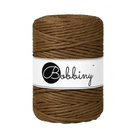 Bobbiny Macrame XXL 5mm - nut brown