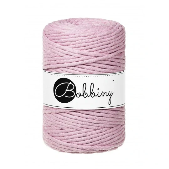 Bobbiny Macrame XXL 5mm - dusty rose