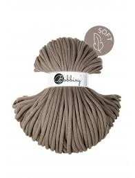 Bobbiny Soft 8 mm 100 m Coffee