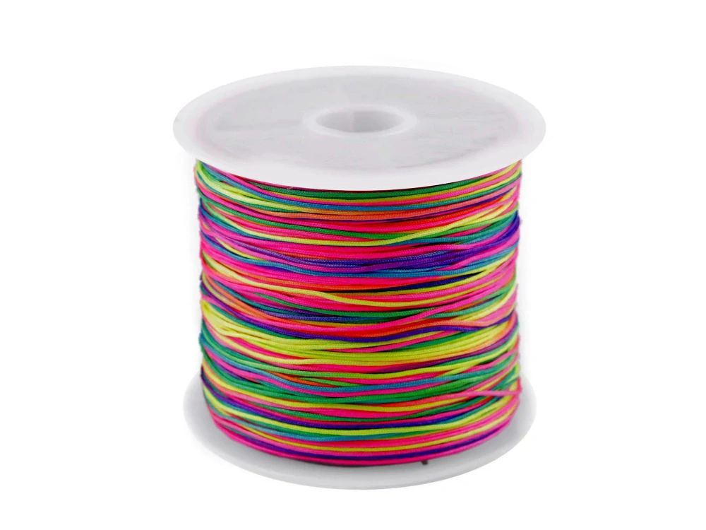 Polyesterová šňůra Ø0,5 mm - multicolor