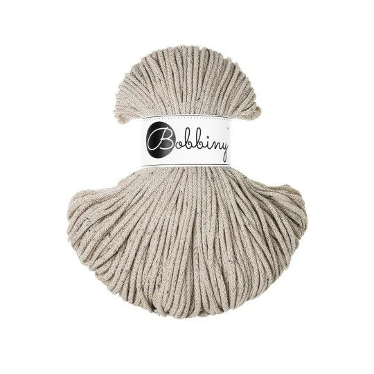 Bobbiny Junior 3 mm – bavlněná šňůra 100 m Leopard