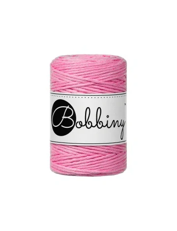 Bobbiny Macrame Baby 1,5 mm - Bubblegum pink