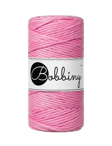 Bobbiny Macrame Regular 3mm - Bubblegum Pink
