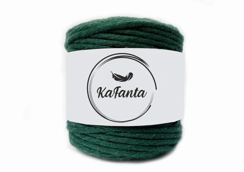 Macrame příze KaFanta 5mm/100m - zelená
