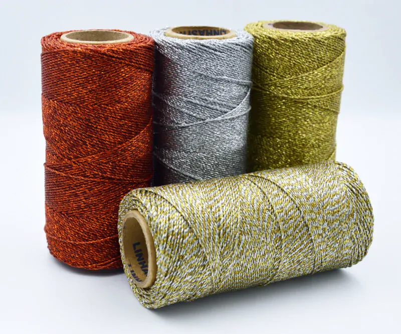 Voskovaná šňůra Linhasita 1 mm - barva COBRE