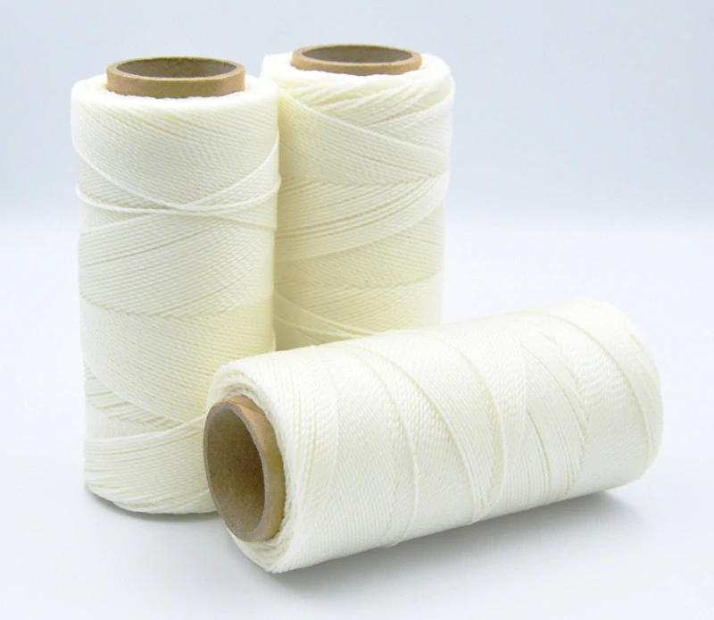 Voskovaná šňůra Linhasita 1 mm - barva Natural - 10m