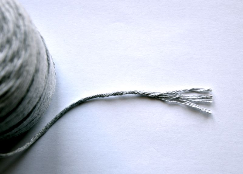 Macrame příze KaFanta 3mm/200m - šedá