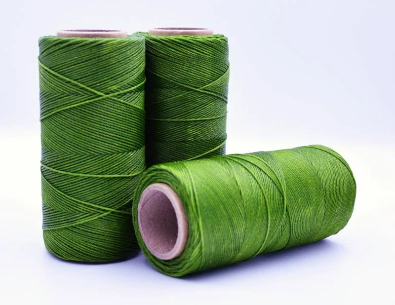 Voskovaná šňůra Linhasita 1 mm - barva 352 Mint VONÍCÍ - 10m