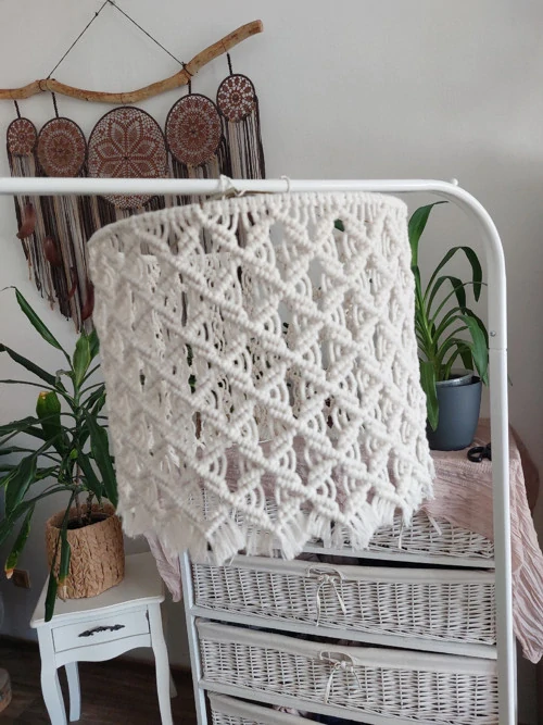 Návod na macrame stínidlo