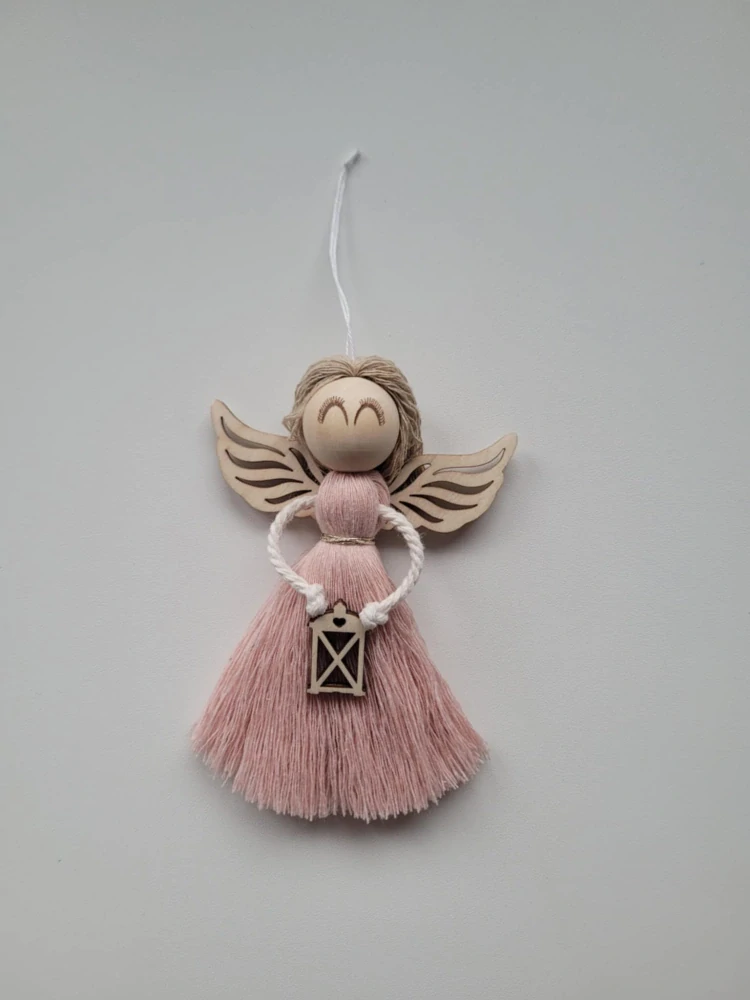 Dřevěný korálek s velkými řasami Ø20 mm