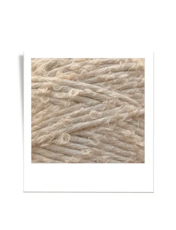 Bobbiny Bouclé 3 mm - macramé šňůra s alpakou, 100 m - Sand