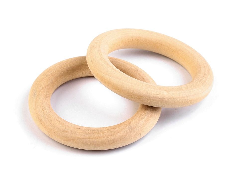 Dřevěný kroužek přírodní Ø60 mm