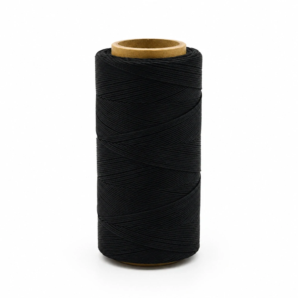 Voskovaná šňůra Linhasita 1 mm - barva PRETO - 10m