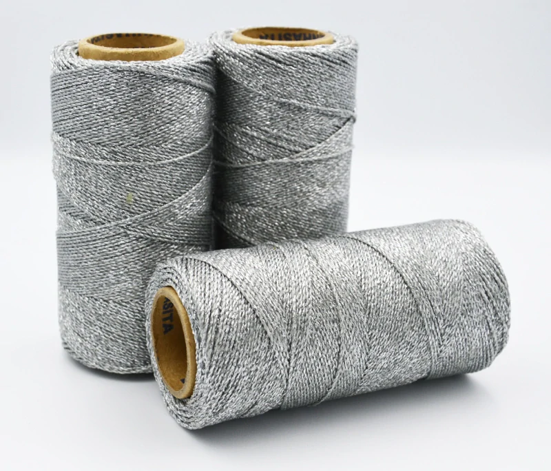 Voskovaná šňůra Linhasita 0,5 mm - barva PRATA - 10m