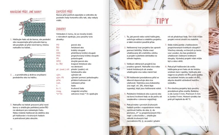 Háčkujeme ze šňůrové příze – moderní návody na stylové doplňky