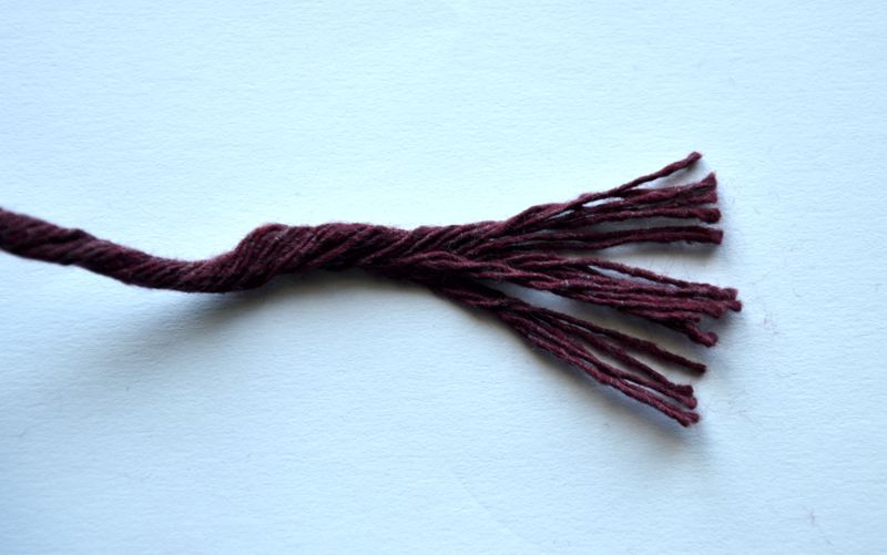 Macrame příze KaFanta 5mm/100m - bordó