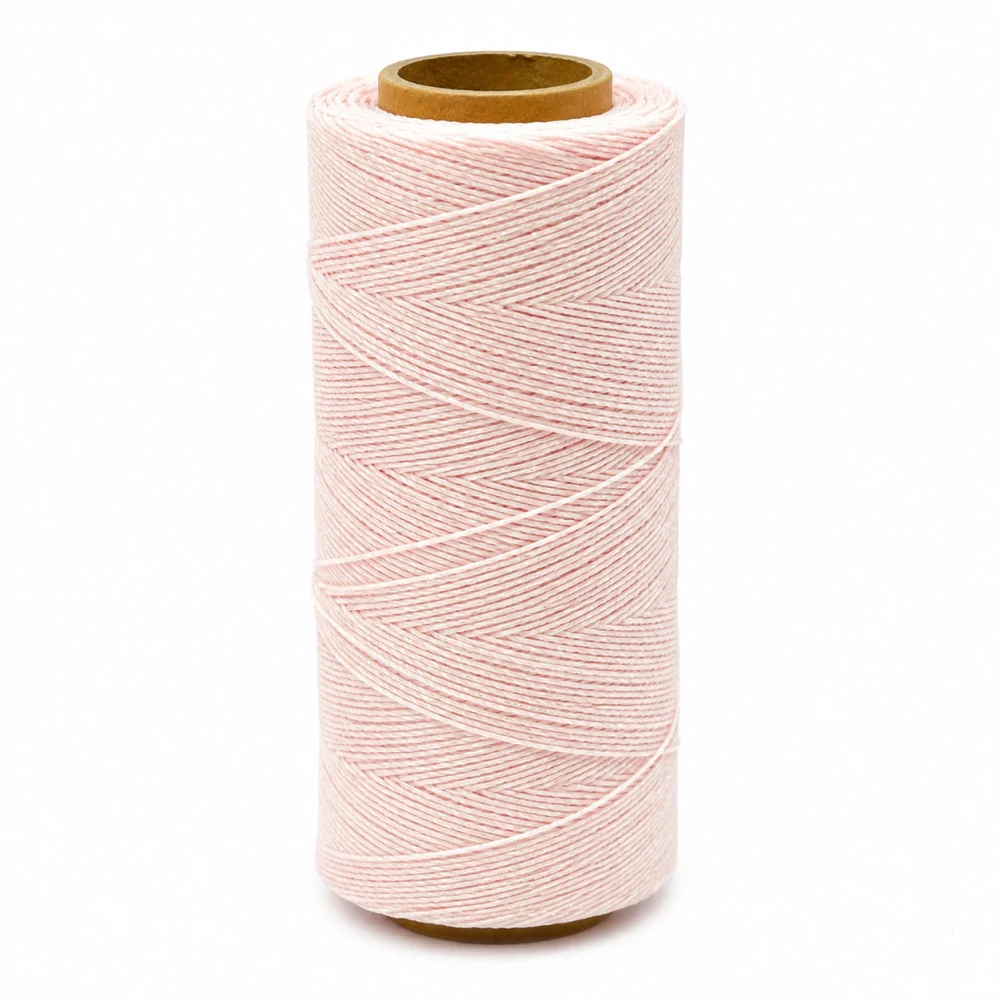 Voskovaná šňůra Linhasita 0,5 mm - barva Flamingo - 10m
