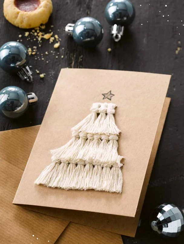 Makramé vánoční ozdoby pro adventní čas - kniha návodů