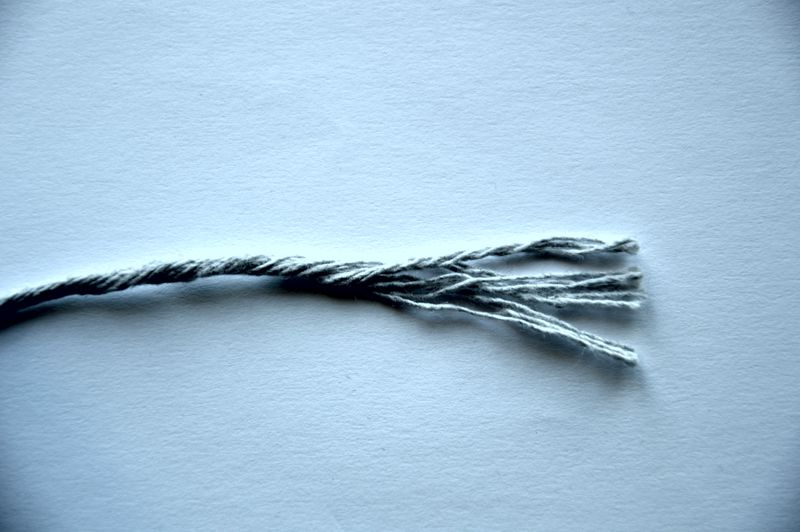 Macrame příze KaFanta 2mm/60m - šedá