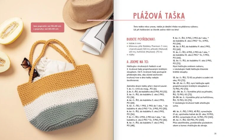 Háčkujeme ze šňůrové příze – moderní návody na stylové doplňky
