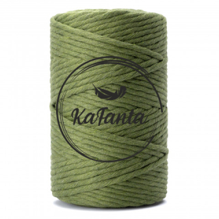 Macrame příze KaFanta PREMIUM 3mm/100m - olive