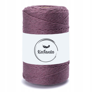 Macrame příze KaFanta PREMIUM 3mm/100m - blackberry