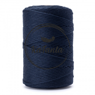 Macrame příze KaFanta PREMIUM 3mm/100m - navy blue