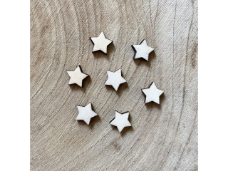 Dřevěná hvězdička 2cm