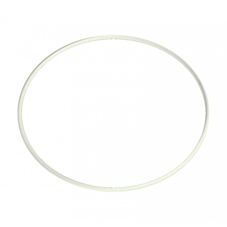 Kovový kruh na lapač snů Ø100 cm - bílý