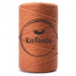 Macrame příze KaFanta PREMIUM 5mm/100m - cinnamon