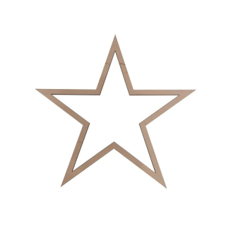 Dřevěná hvězda 10cm