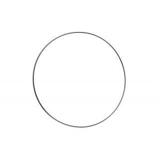 Kovový kruh na lapač snů Ø50 cm - stříbrný