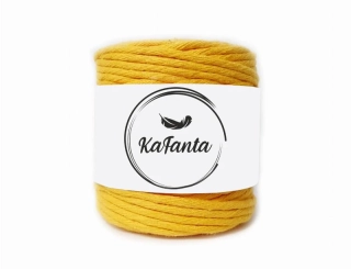 Macrame příze KaFanta 3mm/200m - žlutá
